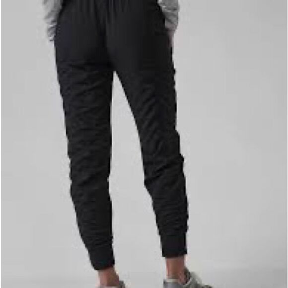 ATHLETA Altitude Lined Jogger Pant Joggers Black Womens Sz 2 - Picture 2 of 9